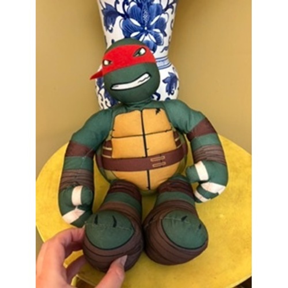 TMNT Raphael Ninja Practice Pal Talking Plush 16" Playmates Toys 2013 Raphael